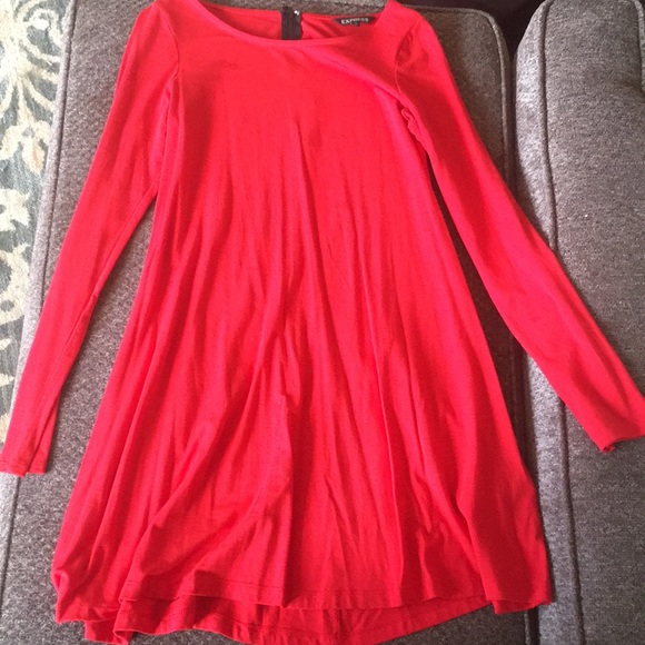 Express Red Dress - Picture 2 of 4